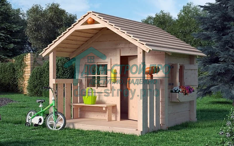 Детский домик для дачи Бормио XL